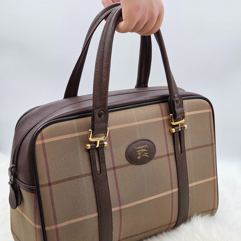 Burberry  NovaCheck Boston Bag